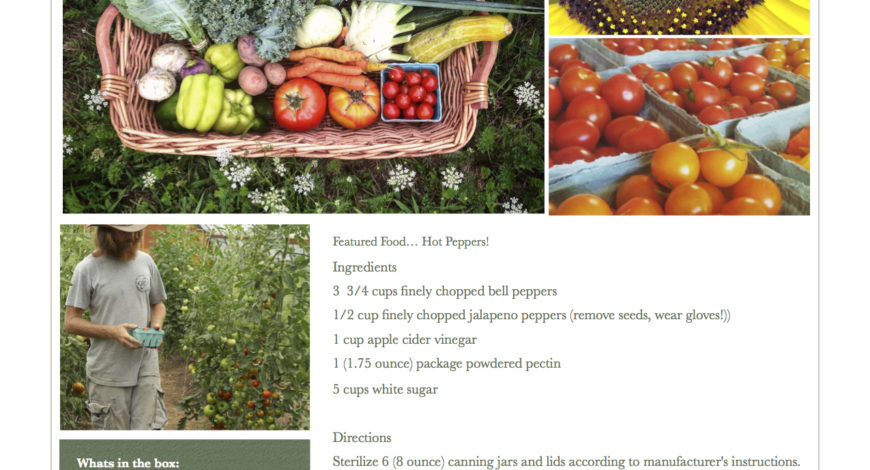 Fresh Vegetables Pawling NY