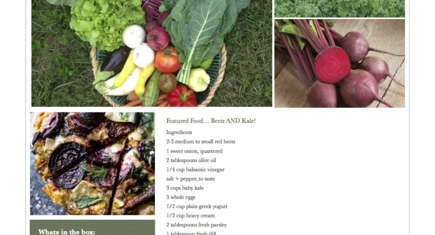 Fresh Vegetables Pawling NY