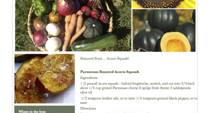 Fresh Vegetables Pawling NY