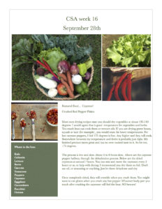 Fresh Vegetables Pawling NY